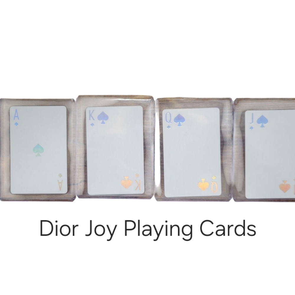 Dior Joy Playing Card New In Plastic Sleeve - J Spades